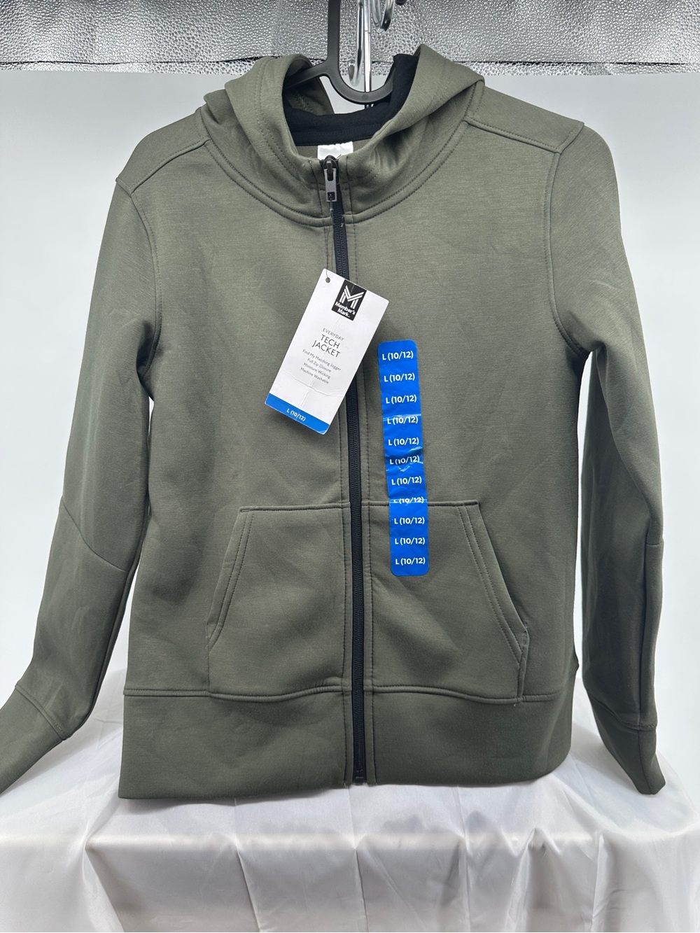 Member's Mark Boys Everyday Tech Jacket Green Midnight